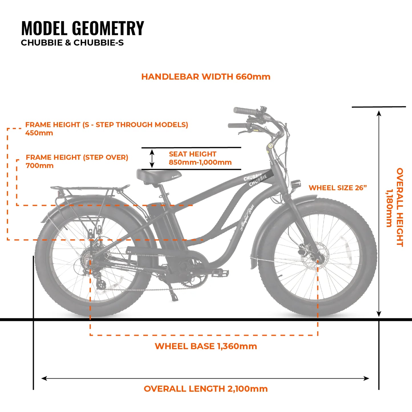CHUBBIE-S 2 Electric Beach Cruiser Bike