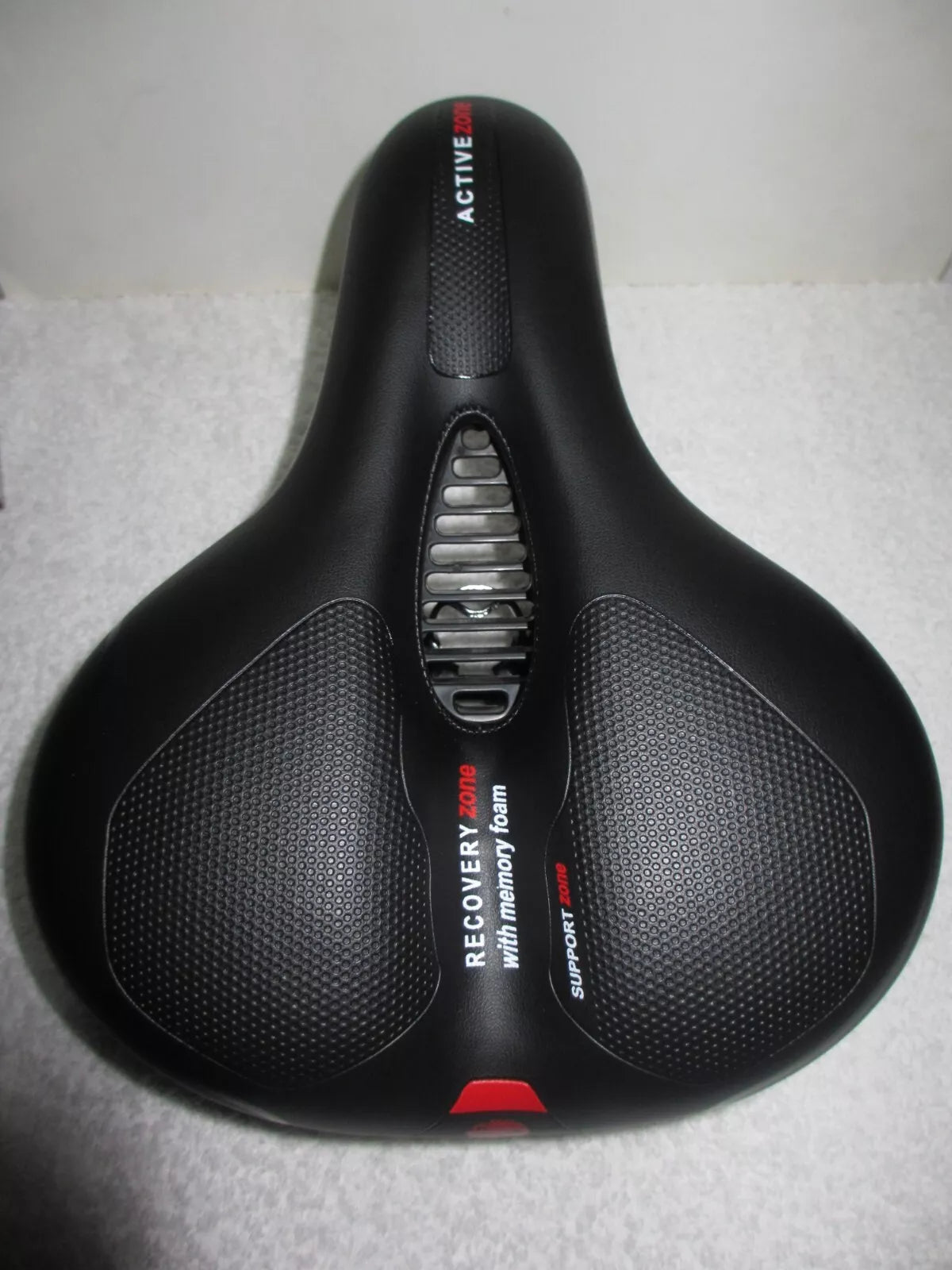 Bicycle Seat with Memory Foam and Ventilation -Recovery Active Zone