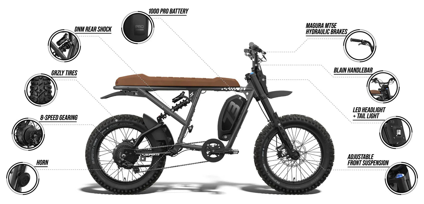 SUPER 73-R Adventure Special Edition - Fat Tyre EBIKE