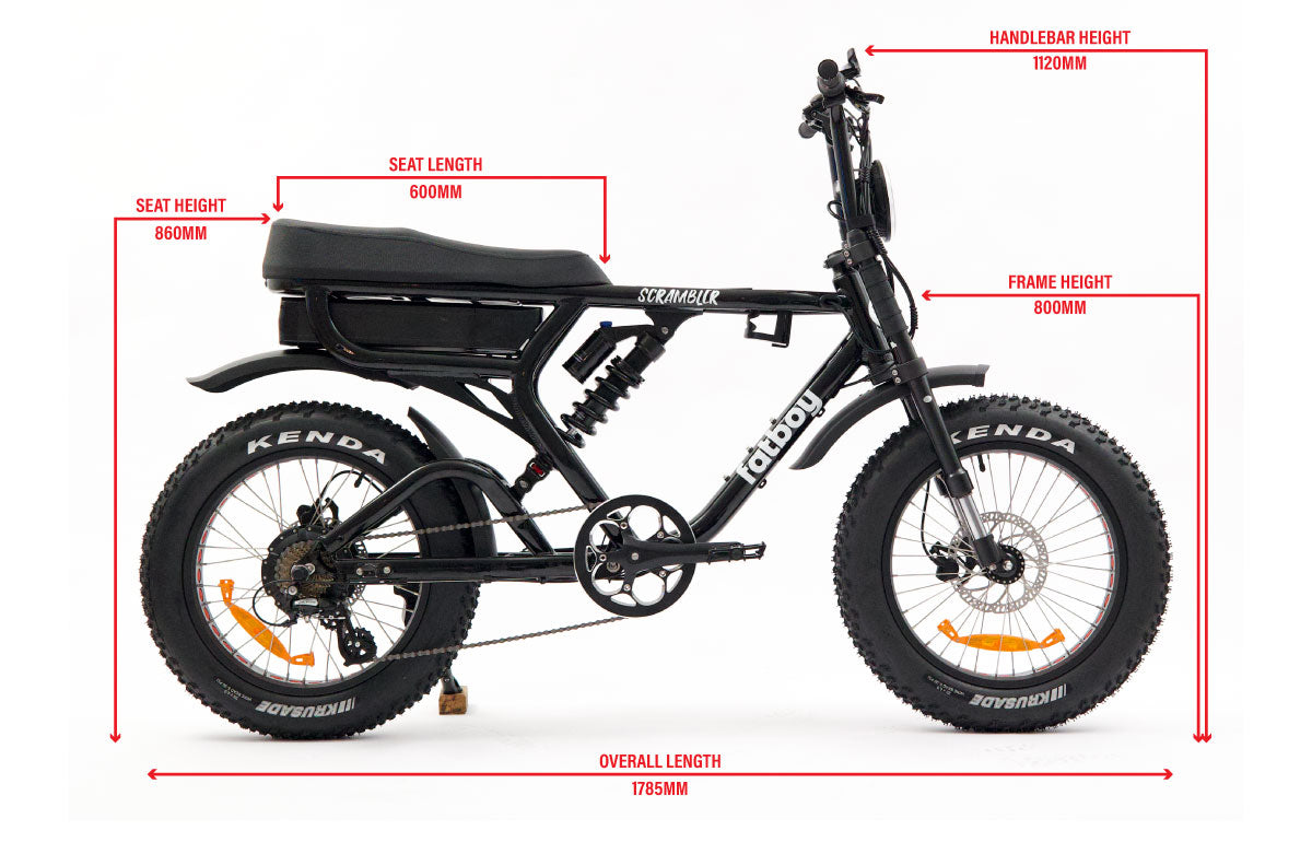 Fatboy electric fashion bike for